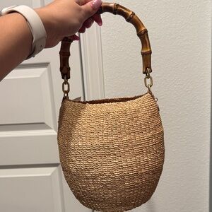 Clare V. Pot de Miel tan & pink